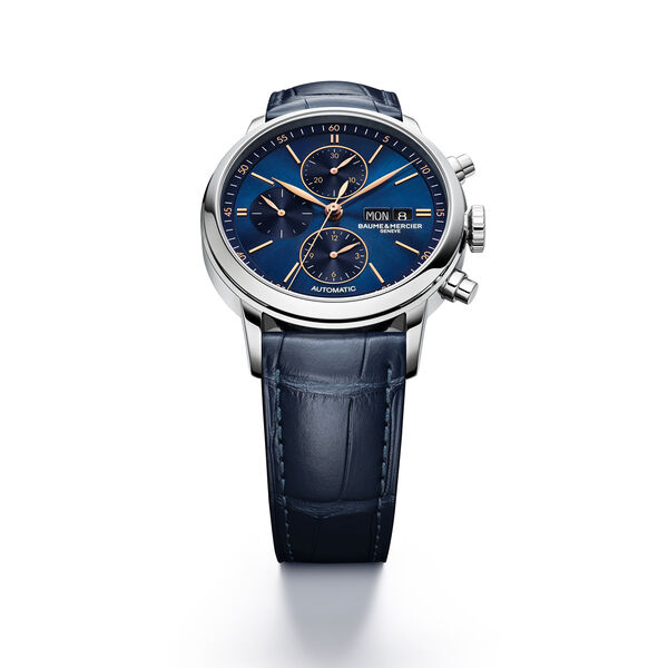 Classima 42 mm automatique chronographe en acier inoxydable